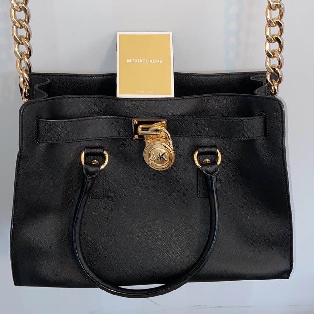 Michael Kors - Large Saffiano Leather Hamilton East West Satchel